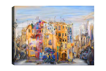 Dekorativ Canvastavla 50x70 cm - Flerfärgad - Inredning - Tavlor & posters - Canvastavla