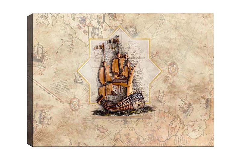 Dekorativ Canvastavla 50x70 cm, Flerfärgad