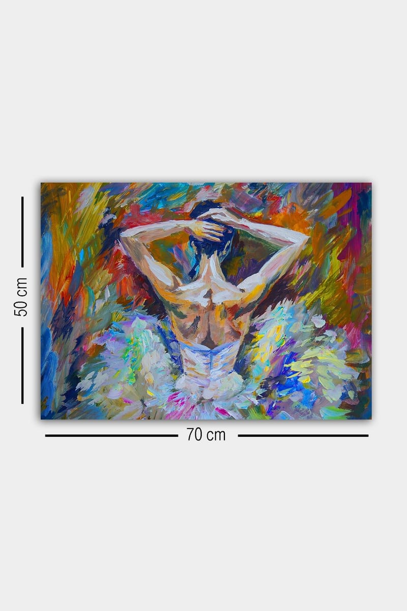 Dekorativ Canvastavla 50x70 cm - Flerfärgad - Inredning - Tavlor & posters - Canvastavla