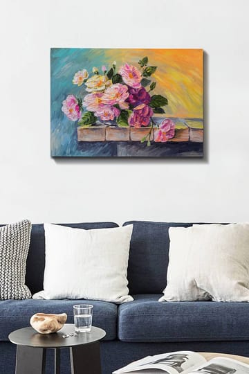 Dekorativ Canvastavla 50x70 cm - Flerfärgad - Inredning - Tavlor & posters - Canvastavla