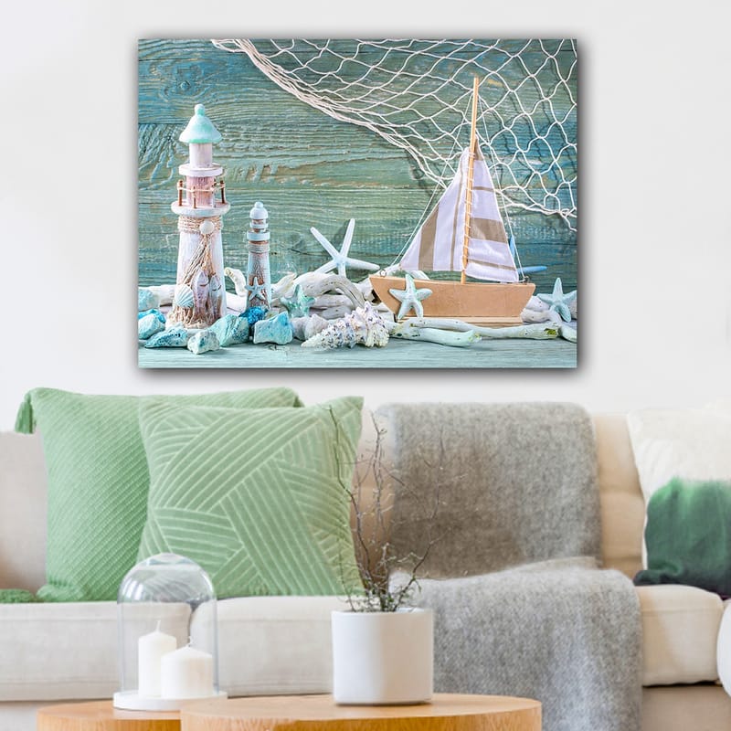Dekorativ Canvastavla 70x100 cm - Flerfärgad - Inredning - Tavlor & posters - Canvastavla