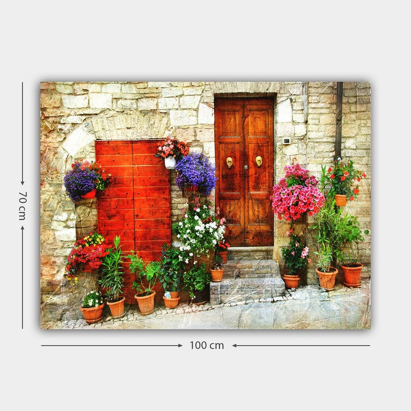 Dekorativ Canvastavla 70x100 cm - Flerfärgad - Inredning - Tavlor & posters - Canvastavla