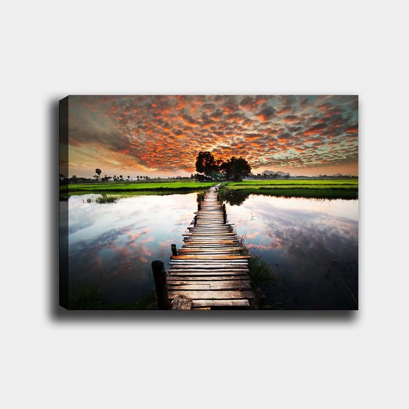 Dekorativ Canvastavla 70x100 cm - Flerfärgad - Inredning - Tavlor & posters - Canvastavla