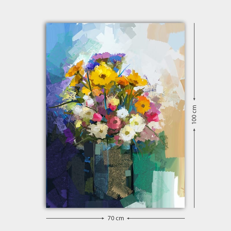 Dekorativ Canvastavla 70x100 cm - Flerfärgad - Inredning - Tavlor & posters - Canvastavla