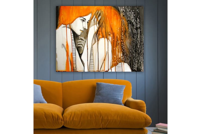 Dekorativ Canvastavla 70x100 cm - Flerfärgad - Inredning - Tavlor & posters - Canvastavla