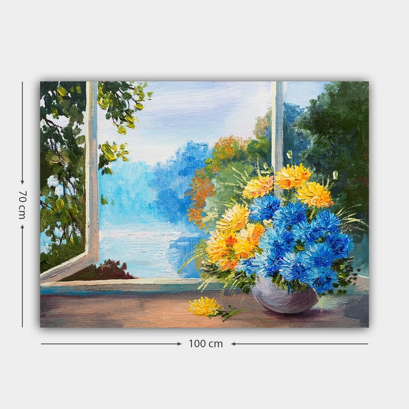 Dekorativ Canvastavla 70x100 cm - Flerfärgad - Inredning - Tavlor & posters - Canvastavla