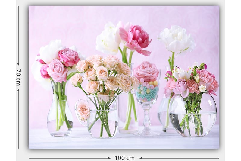 Dekorativ Canvastavla 70x100 cm - Flerfärgad - Inredning - Tavlor & posters - Canvastavla
