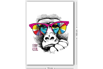 Dekorativ Canvastavla 70x100 cm - Flerfärgad - Inredning - Tavlor & posters - Canvastavla