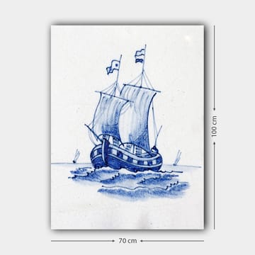 Dekorativ Canvastavla 70x100 cm - Flerfärgad - Inredning - Tavlor & posters - Canvastavla
