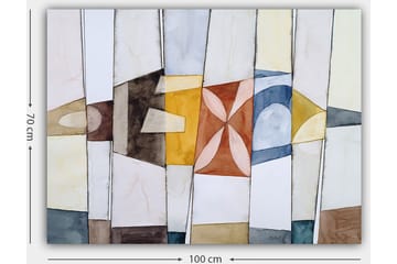 Dekorativ Canvastavla 70x100 cm - Flerfärgad - Inredning - Tavlor & posters - Canvastavla