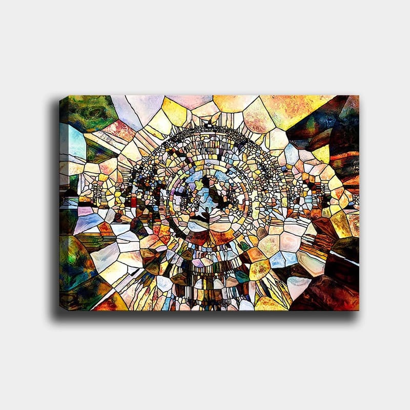 Dekorativ Canvastavla 70x100 cm - Flerfärgad - Inredning - Tavlor & posters - Canvastavla