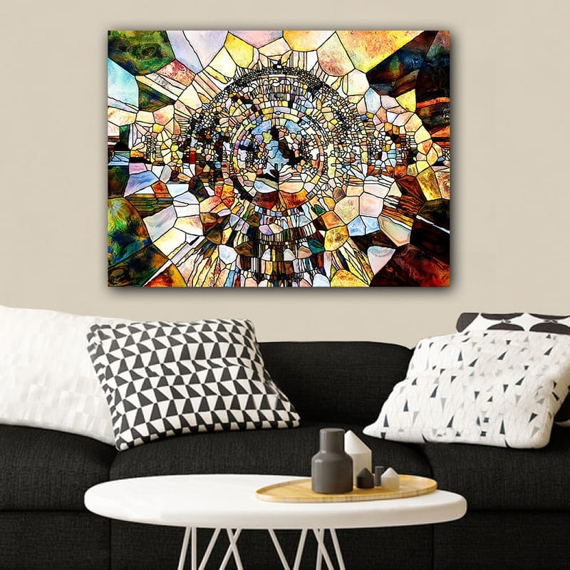 Dekorativ Canvastavla 70x100 cm - Flerfärgad - Inredning - Tavlor & posters - Canvastavla