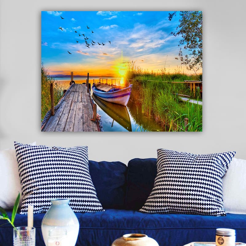 Dekorativ Canvastavla 70x100 cm - Flerfärgad - Inredning - Tavlor & posters - Canvastavla