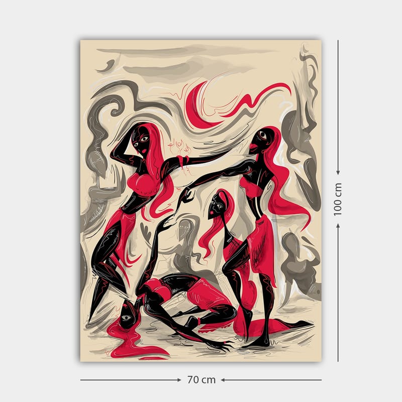 Dekorativ Canvastavla 70x100 cm - Flerfärgad - Inredning - Tavlor & posters - Canvastavla