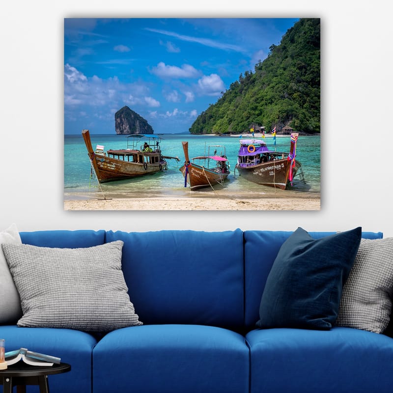 Dekorativ Canvastavla 70x100 cm - Flerfärgad - Inredning - Tavlor & posters - Canvastavla