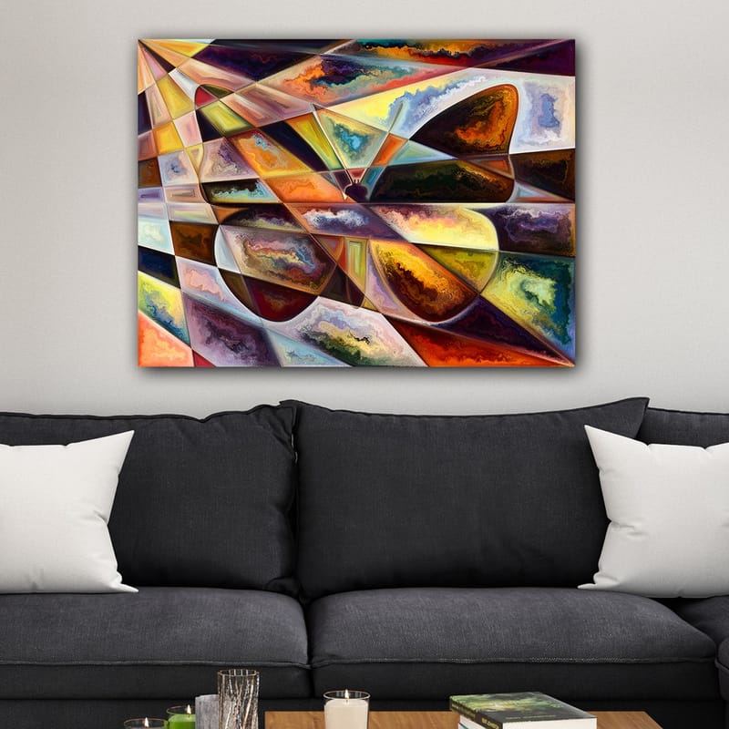 Dekorativ Canvastavla 70x100 cm - Flerfärgad - Inredning - Tavlor & posters - Canvastavla