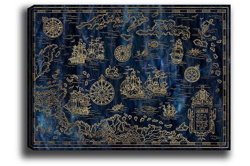 Dekorativ Canvastavla 70x100 cm - Flerfärgad - Inredning - Tavlor & posters - Canvastavla