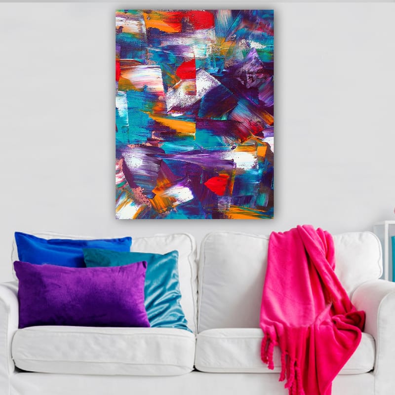 Dekorativ Canvastavla 70x100 cm - Flerfärgad - Inredning - Tavlor & posters - Canvastavla