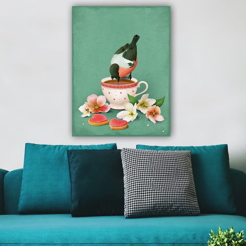 Dekorativ Canvastavla 70x100 cm - Flerfärgad - Inredning - Tavlor & posters - Canvastavla
