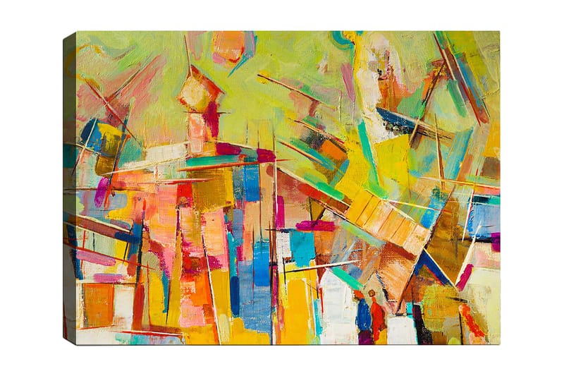 Dekorativ Canvastavla 70x100 cm - Flerfärgad - Inredning - Tavlor & posters - Canvastavla
