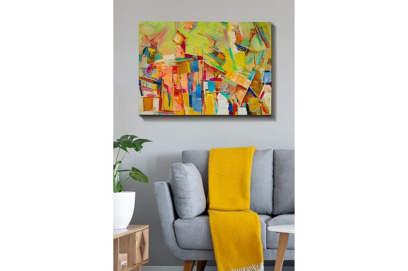 Dekorativ Canvastavla 70x100 cm - Flerfärgad - Inredning - Tavlor & posters - Canvastavla