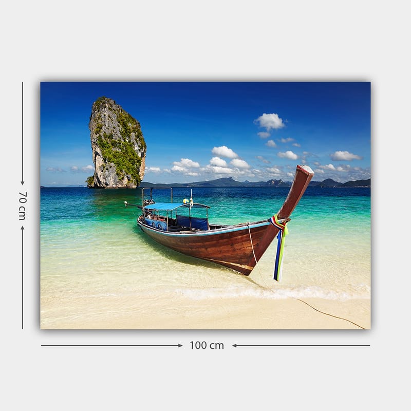 Dekorativ Canvastavla 70x100 cm - Flerfärgad - Inredning - Tavlor & posters - Canvastavla