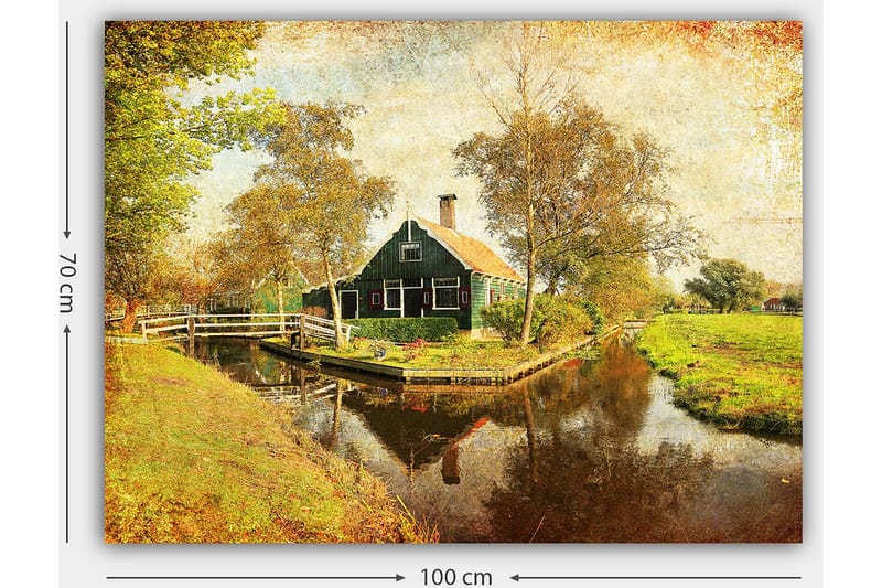 Dekorativ Canvastavla 70x100 cm - Flerfärgad - Inredning - Tavlor & posters - Canvastavla