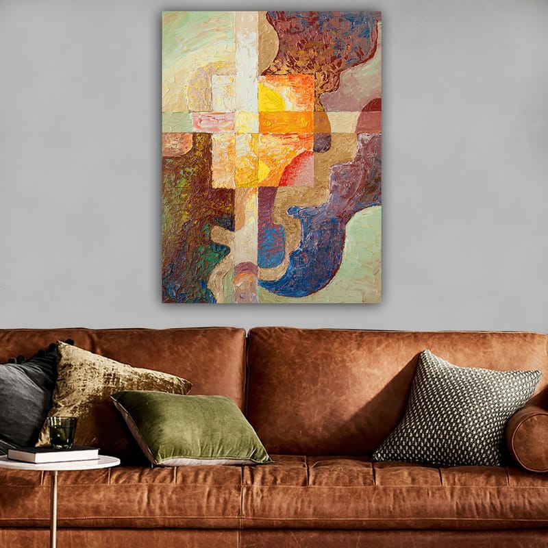 Dekorativ Canvastavla 70x100 cm - Flerfärgad - Inredning - Tavlor & posters - Canvastavla