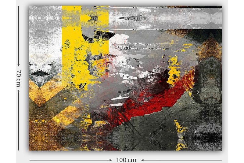 Dekorativ Canvastavla 70x100 cm - Flerfärgad - Inredning - Tavlor & posters - Canvastavla
