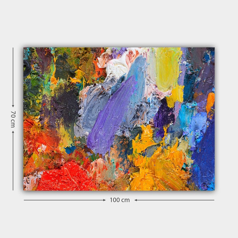 Dekorativ Canvastavla 70x100 cm - Flerfärgad - Inredning - Tavlor & posters - Canvastavla