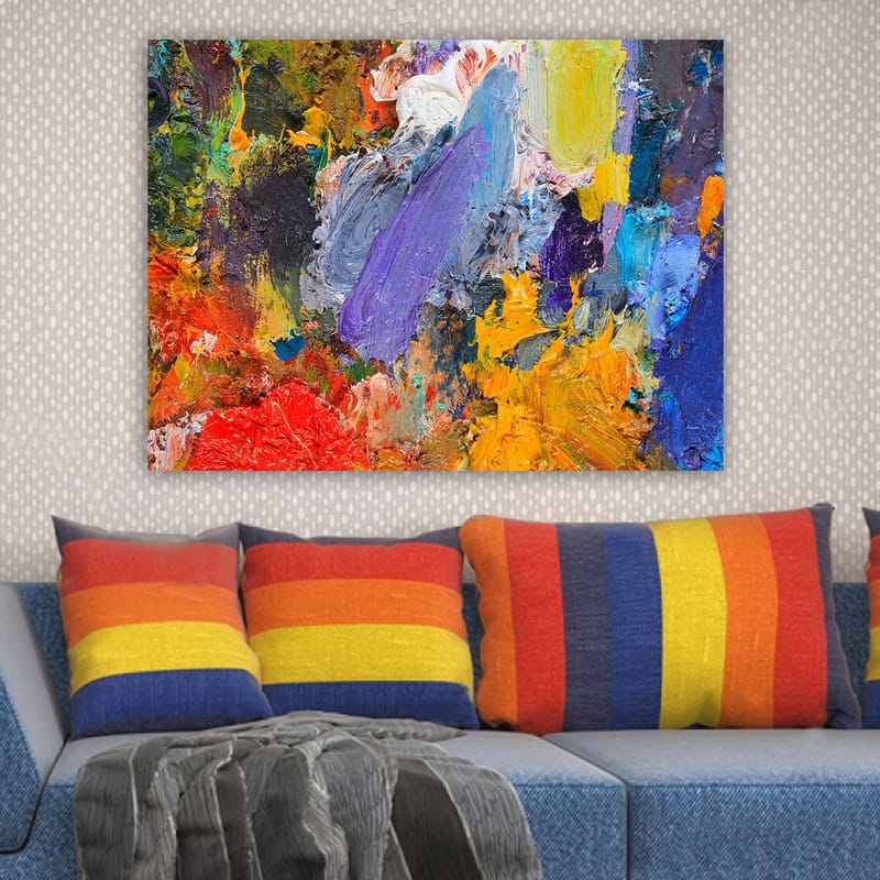 Dekorativ Canvastavla 70x100 cm - Flerfärgad - Inredning - Tavlor & posters - Canvastavla