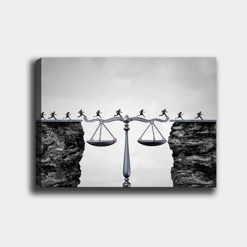 Dekorativ Canvastavla 70x100 cm - Flerfärgad - Inredning - Tavlor & posters - Canvastavla