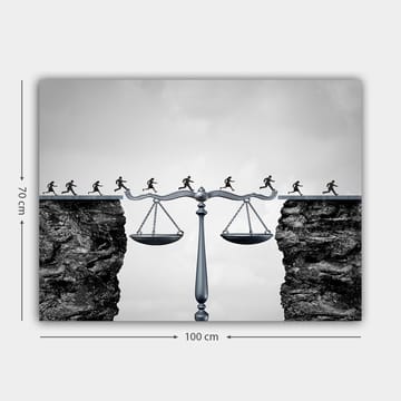Dekorativ Canvastavla 70x100 cm - Flerfärgad - Inredning - Tavlor & posters - Canvastavla