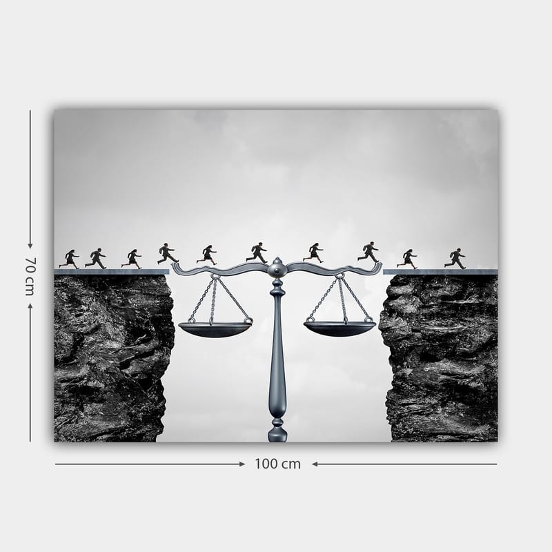 Dekorativ Canvastavla 70x100 cm - Flerfärgad - Inredning - Tavlor & posters - Canvastavla