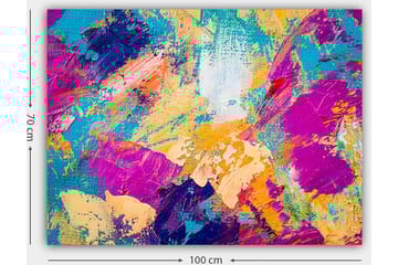 Dekorativ Canvastavla 70x100 cm - Flerfärgad - Inredning - Tavlor & posters - Canvastavla