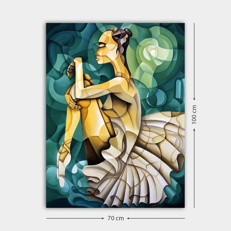Dekorativ Canvastavla 70x100 cm - Flerfärgad - Inredning - Tavlor & posters - Canvastavla
