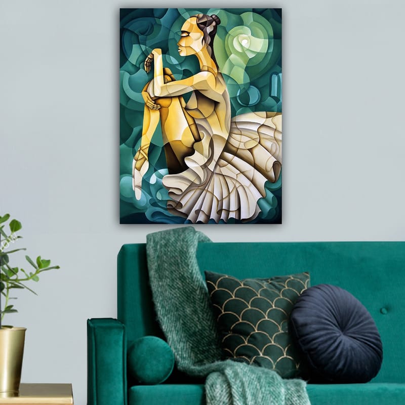 Dekorativ Canvastavla 70x100 cm - Flerfärgad - Inredning - Tavlor & posters - Canvastavla