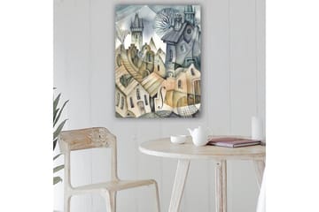 Dekorativ Canvastavla 70x100 cm - Flerfärgad - Inredning - Tavlor & posters - Canvastavla