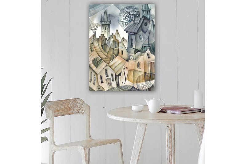 Dekorativ Canvastavla 70x100 cm - Flerfärgad - Inredning - Tavlor & posters - Canvastavla