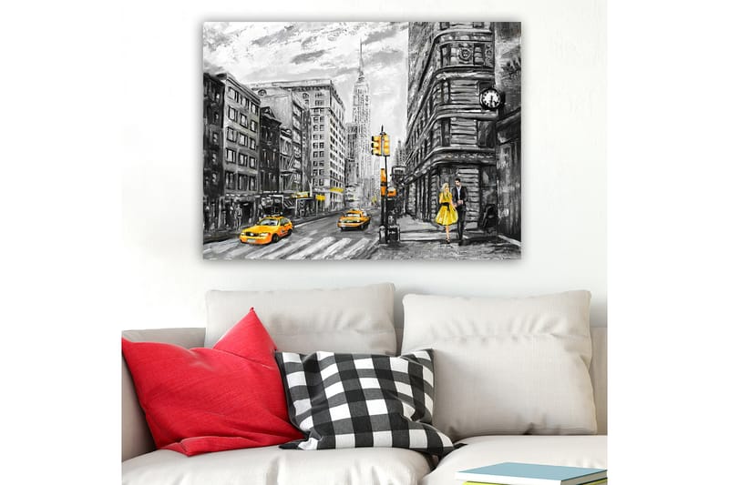 Dekorativ Canvastavla 70x100 cm - Flerfärgad - Inredning - Tavlor & posters - Canvastavla