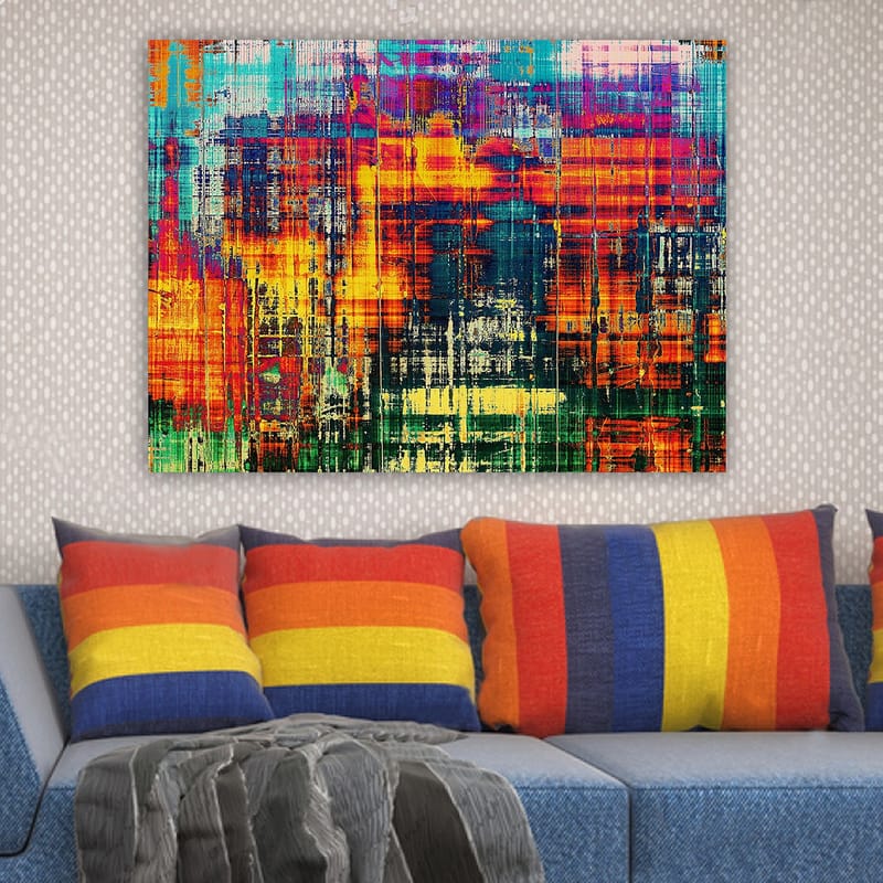 Dekorativ Canvastavla 70x100 cm - Flerfärgad - Inredning - Tavlor & posters - Canvastavla