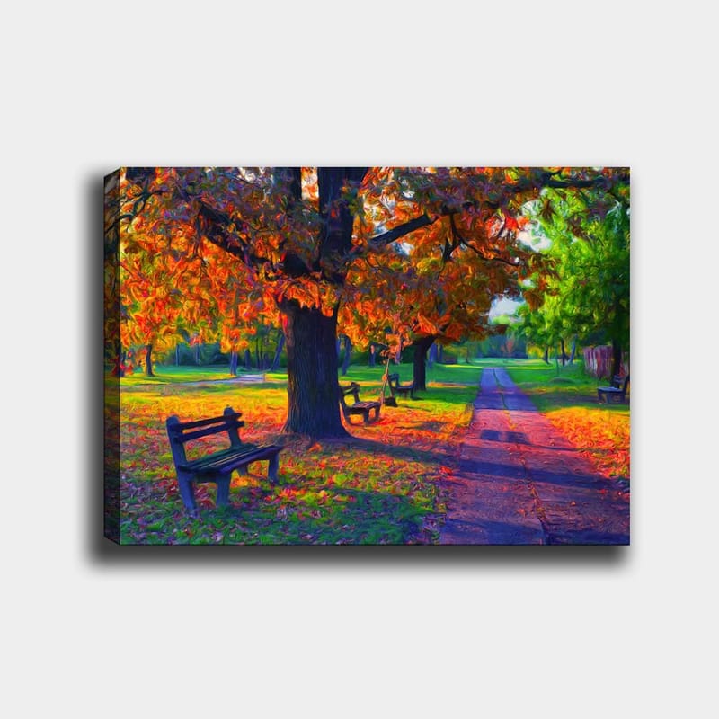 Dekorativ Canvastavla 70x100 cm - Flerfärgad - Inredning - Tavlor & posters - Canvastavla