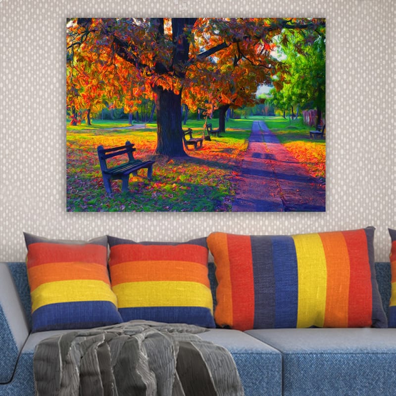 Dekorativ Canvastavla 70x100 cm - Flerfärgad - Inredning - Tavlor & posters - Canvastavla