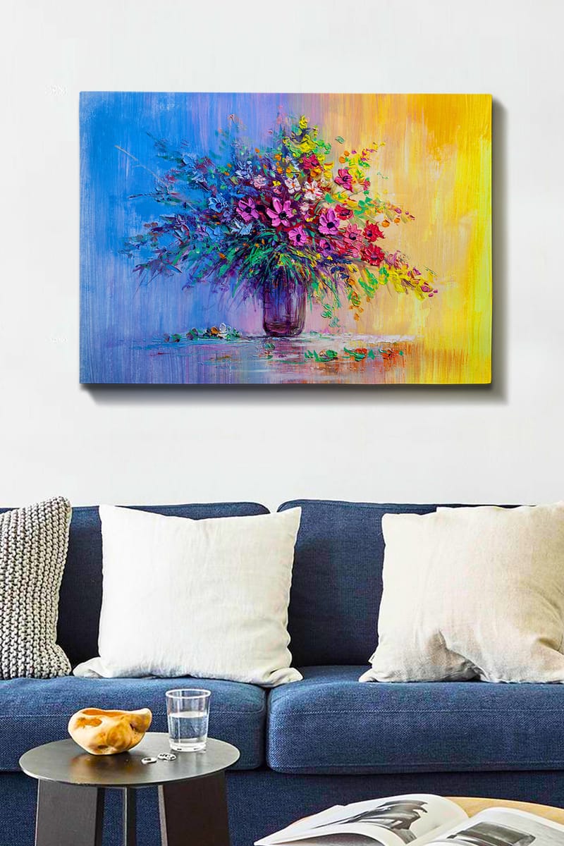 Dekorativ Canvastavla 70x100 cm - Flerfärgad - Inredning - Tavlor & posters - Canvastavla