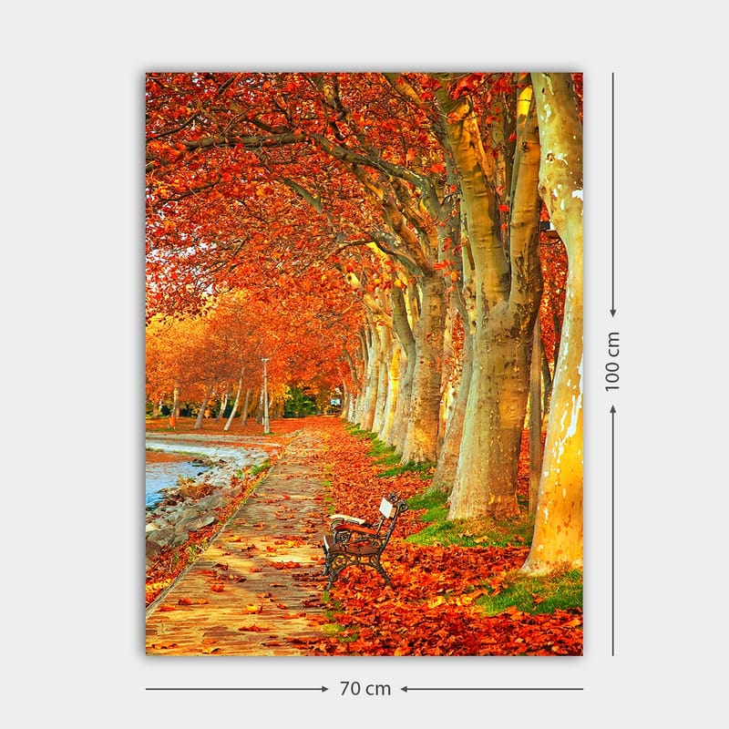Dekorativ Canvastavla 70x100 cm - Flerfärgad - Inredning - Tavlor & posters - Canvastavla