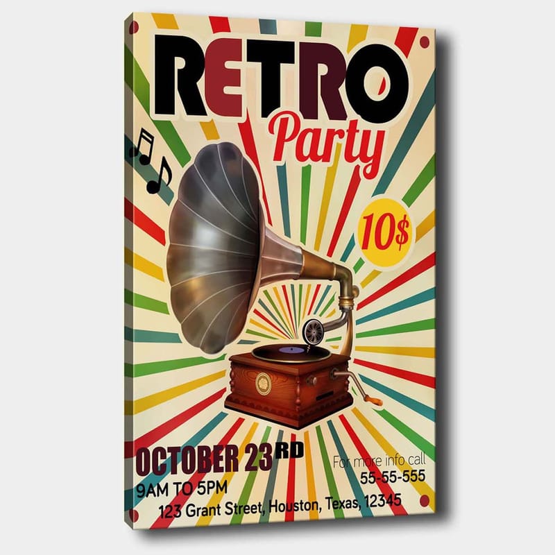 Dekorativ Canvastavla 70x100 cm - Flerfärgad - Inredning - Tavlor & posters - Canvastavla