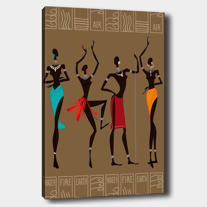 Dekorativ Canvastavla 70x100 cm - Flerfärgad - Inredning - Tavlor & posters - Canvastavla