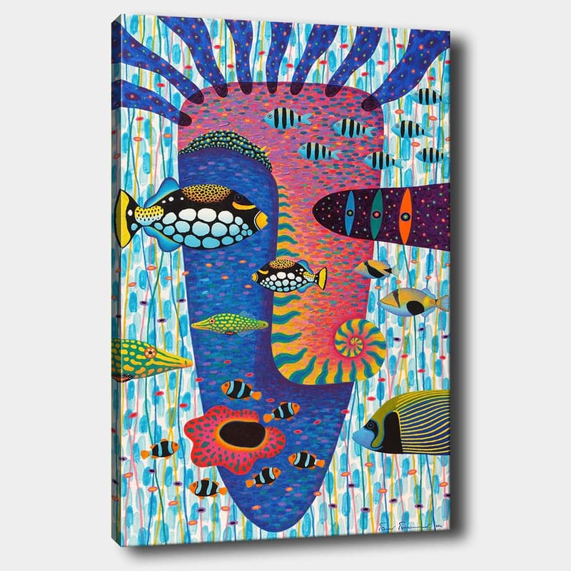 Dekorativ Canvastavla 70x100 cm - Flerfärgad - Inredning - Tavlor & posters - Canvastavla
