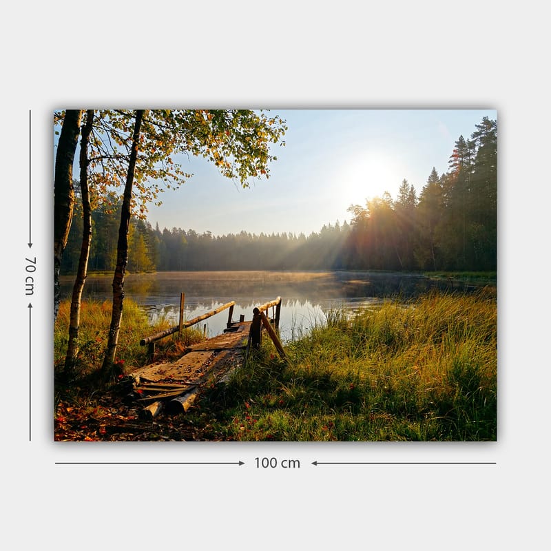 Dekorativ Canvastavla 70x100 cm - Flerfärgad - Inredning - Tavlor & posters - Canvastavla