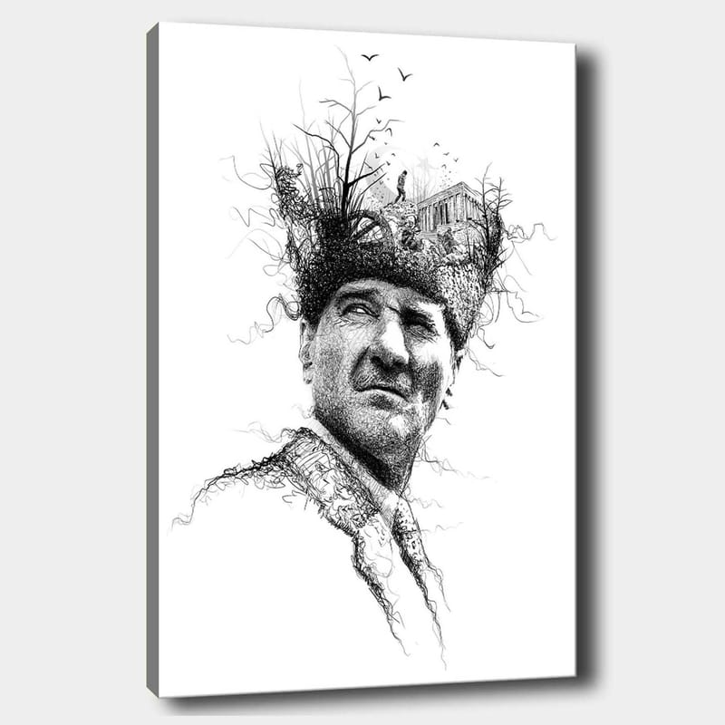 Dekorativ Canvastavla 70x100 cm - Flerfärgad - Inredning - Tavlor & posters - Canvastavla